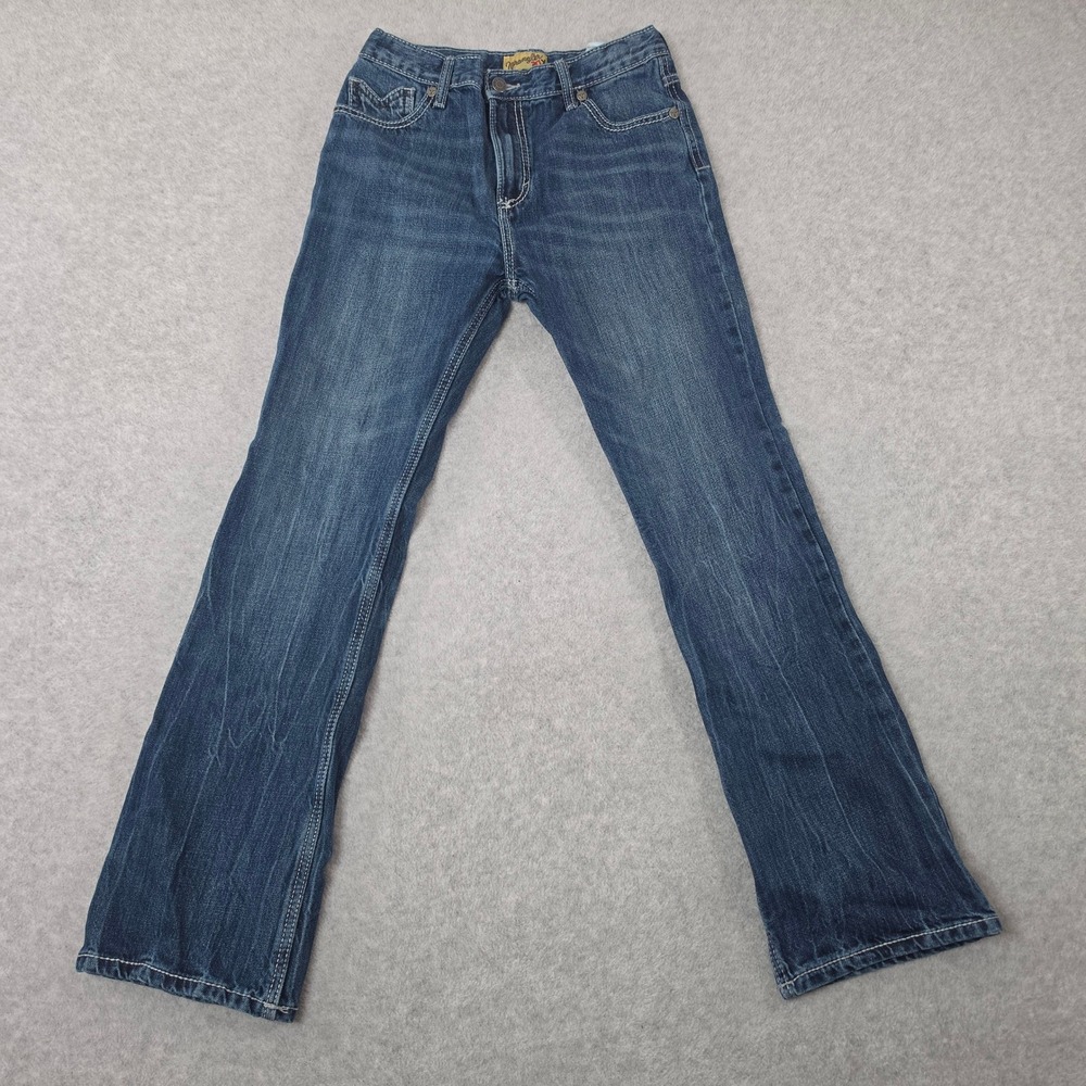Wrangler 20X Womens Straight Leg Jeans Blue Medium Wash 100% Cotton Size 16 Reg